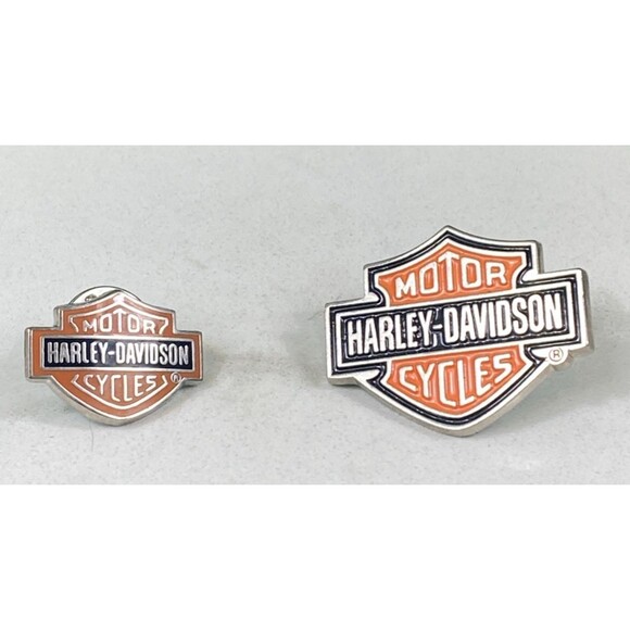 Lot of 2 Harley Davidson Pins - Picture 1 of 5